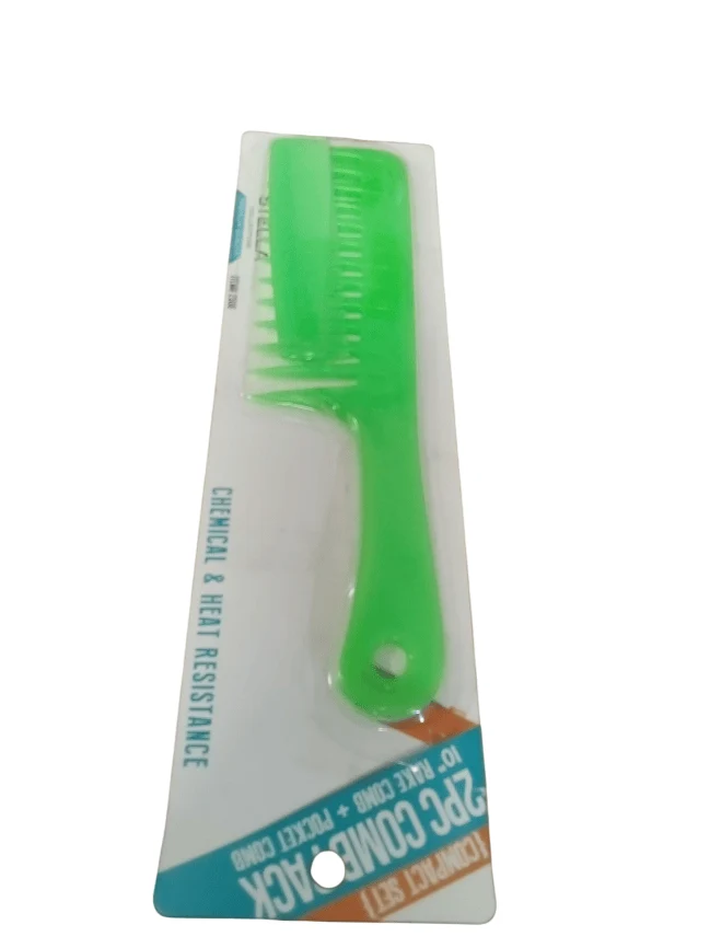 Stella Collection - Peignes Stella Couleur Verte ITEM #2508