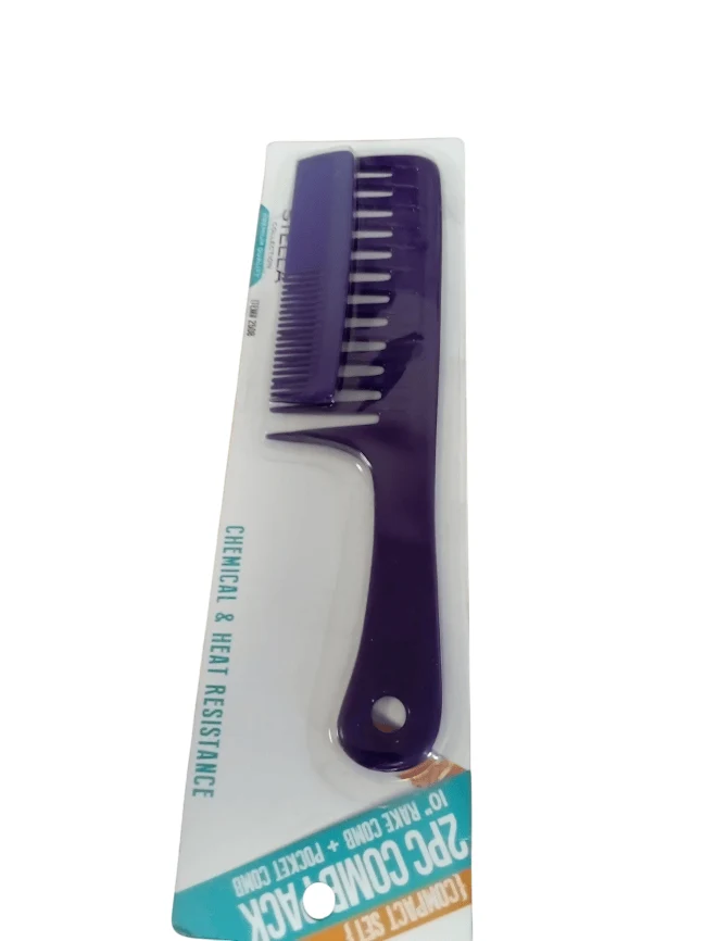 Stella Collection - Peignes Stella Couleur Violette ITEM #2508