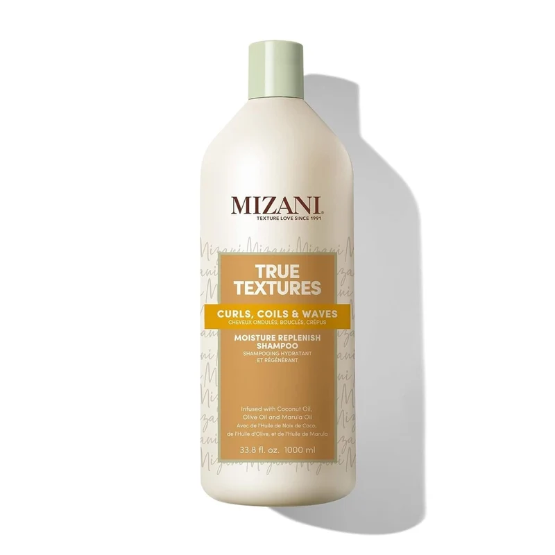Mizani True Textures - Shampoing Reconstituant/Régénérant "Curls Moisture Replenish Shampoo" - 1L