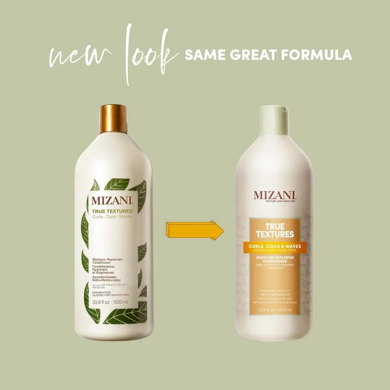 Mizani True Textures - Shampoing Reconstituant/Régénérant "Curls Moisture Replenish Shampoo" - 1L