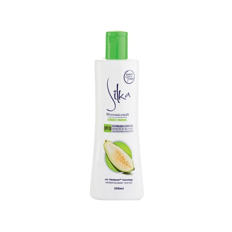 Silka - Lotion éclaircissante SPF10 "green papaya" - 200ml