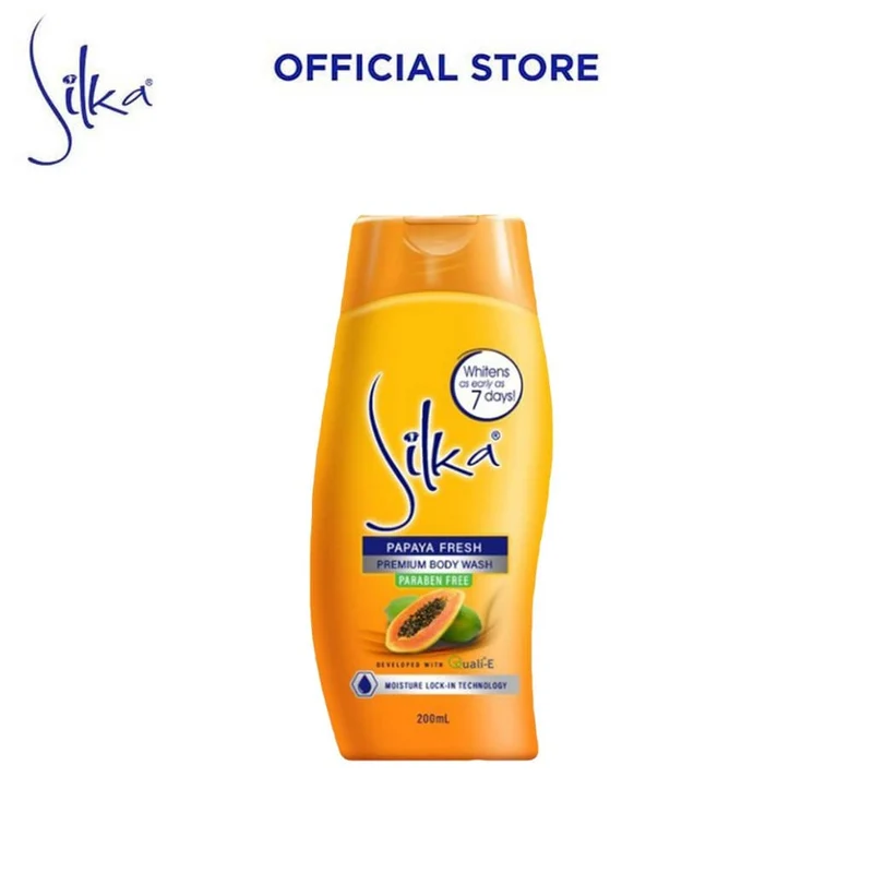 Silka - Gel Douche à La Papaye "Body Wash Premium Papaya" 200ml