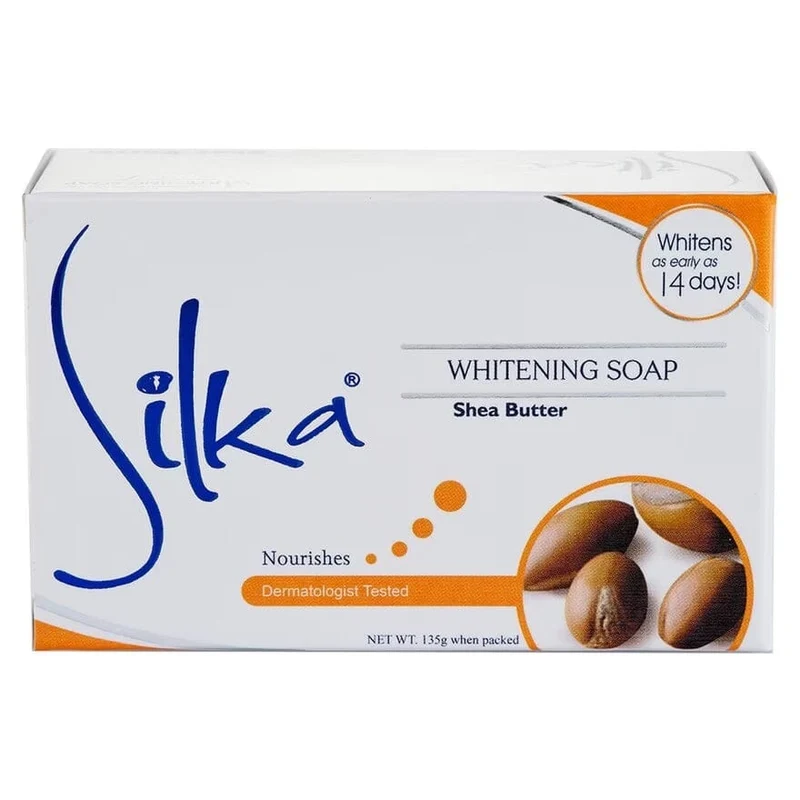 Silka - Savon Eclaircissant au Beurre de karitè "Shea Butter Whitening Soap" 135g