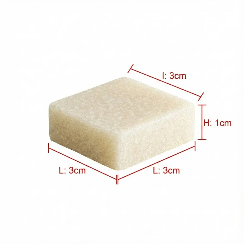 Lot de 10 carrés de musc blanc – parfum solide
