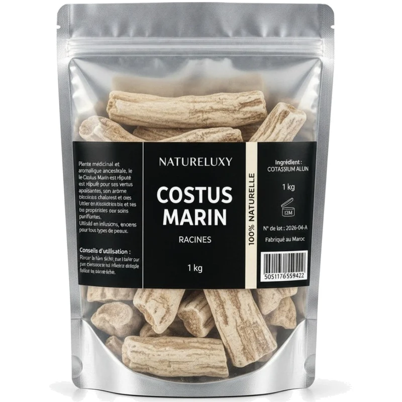 Costus Marin Brut 1kg - 100% Naturel - Natureluxy