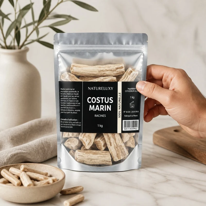 Costus Marin Brut 1kg - 100% Naturel - Natureluxy