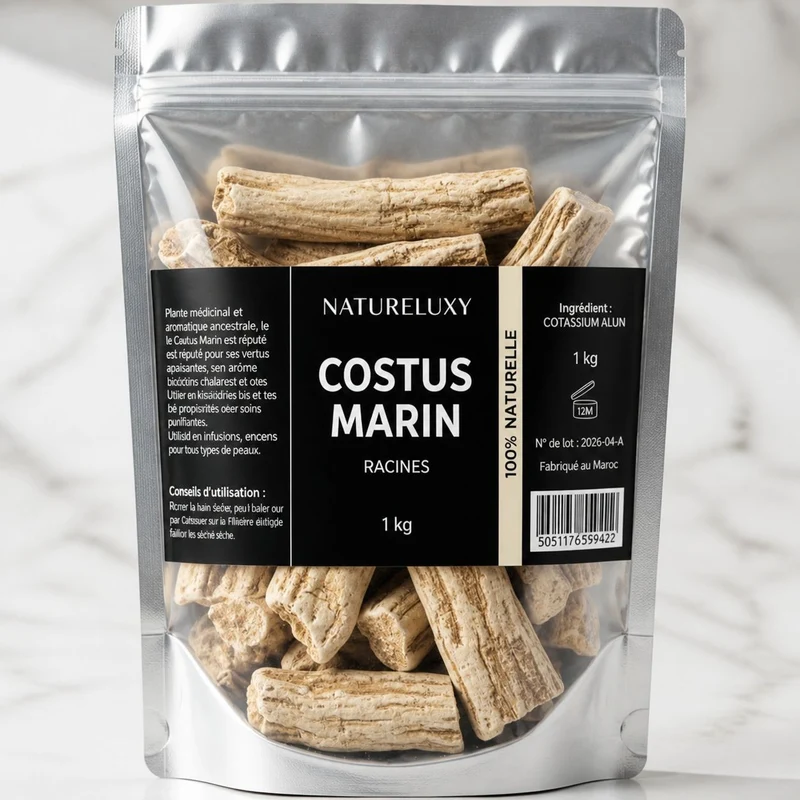 Costus Marin Brut 1kg - 100% Naturel - Natureluxy