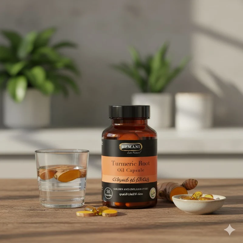 50 Capsules Végétales de Curcuma - Hemani