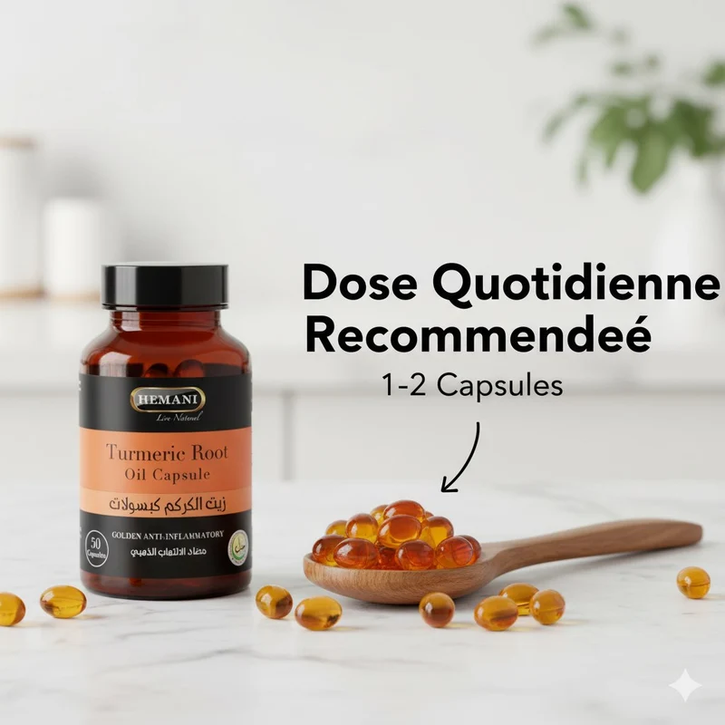 50 Capsules Végétales de Curcuma - Hemani