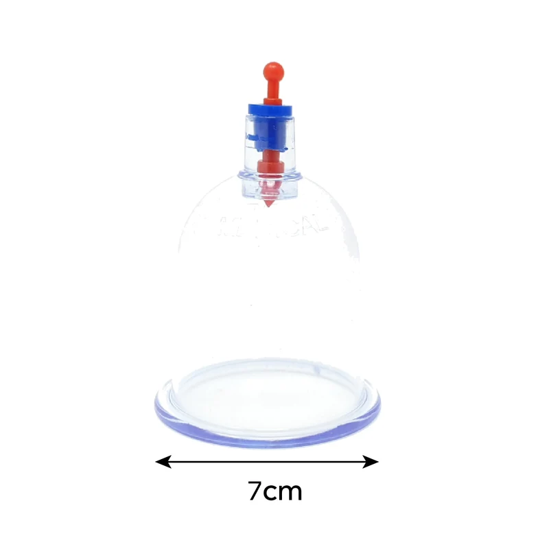 Lot de 100 Ventouses 7cm - Thérapie Set pour Secs et Humide