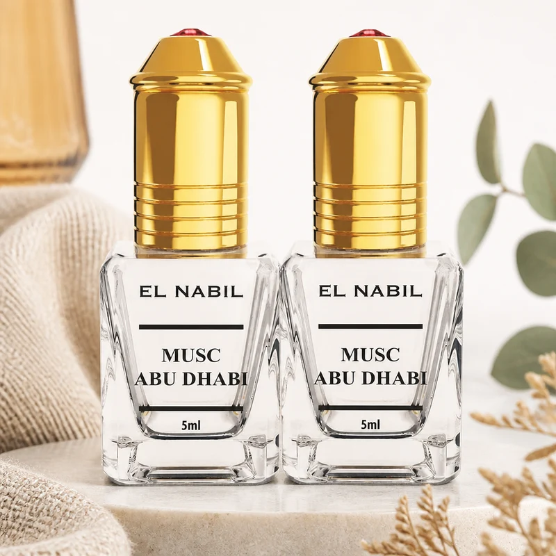 2X Musc Abu Dhabi avec applicateur Roll-On - 5mL