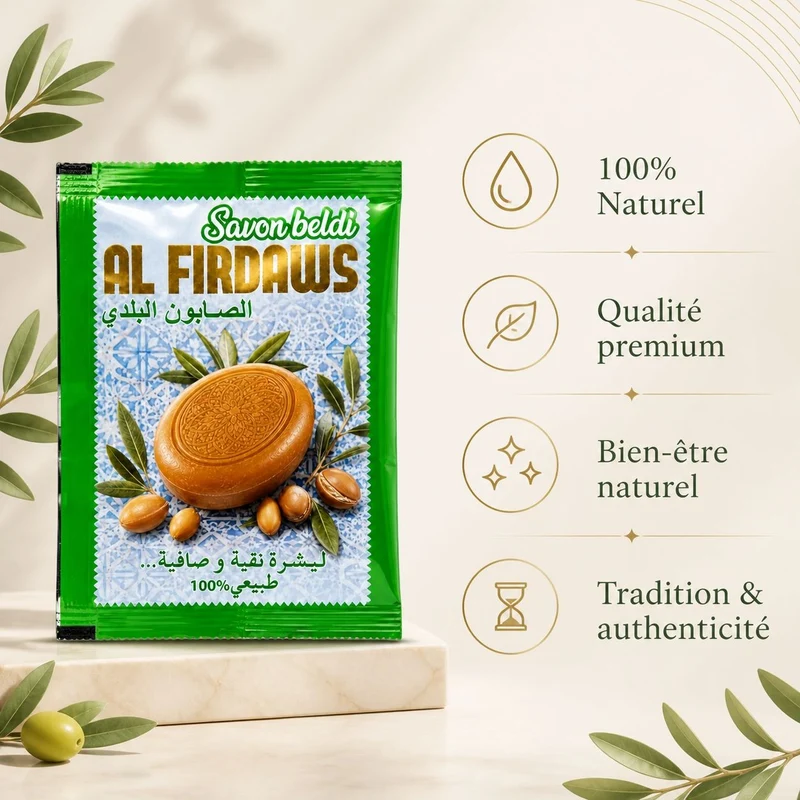 1 dosettes savon noir - 100% naturel