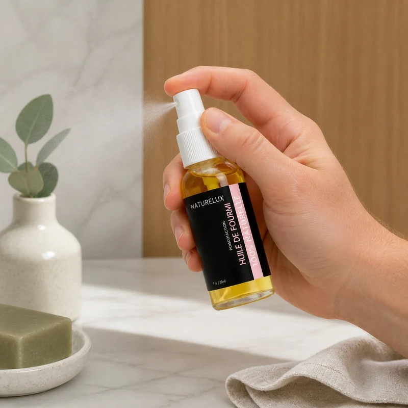 Huile de Fourmi Natureluxy Spray 30 mL – Soin Post‑Épilation