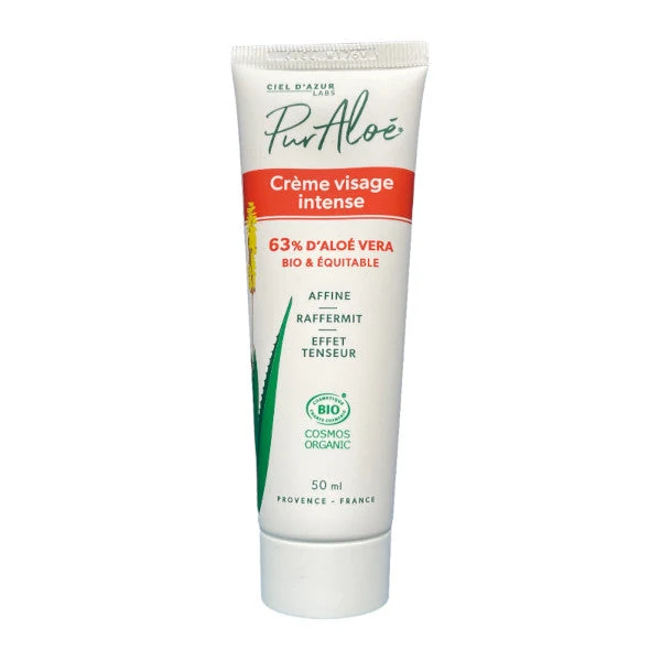 Crème visage intense - 63% Aloé Vera - 50ml