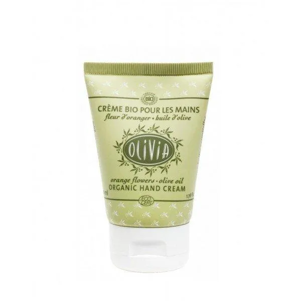 Crème pour les mains à l'huile d'olive, certifiée BIO