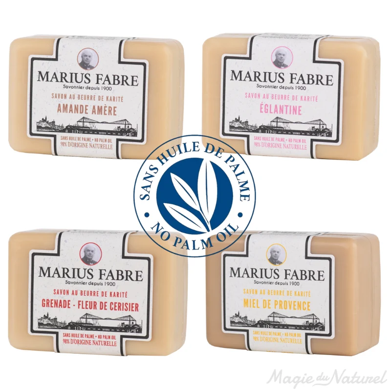 Savonnette au beurre de karité - diverses senteurs - 100g