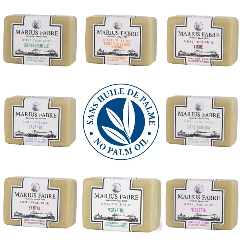 Savonnette à l'huile d'olive - divers parfums - 100g