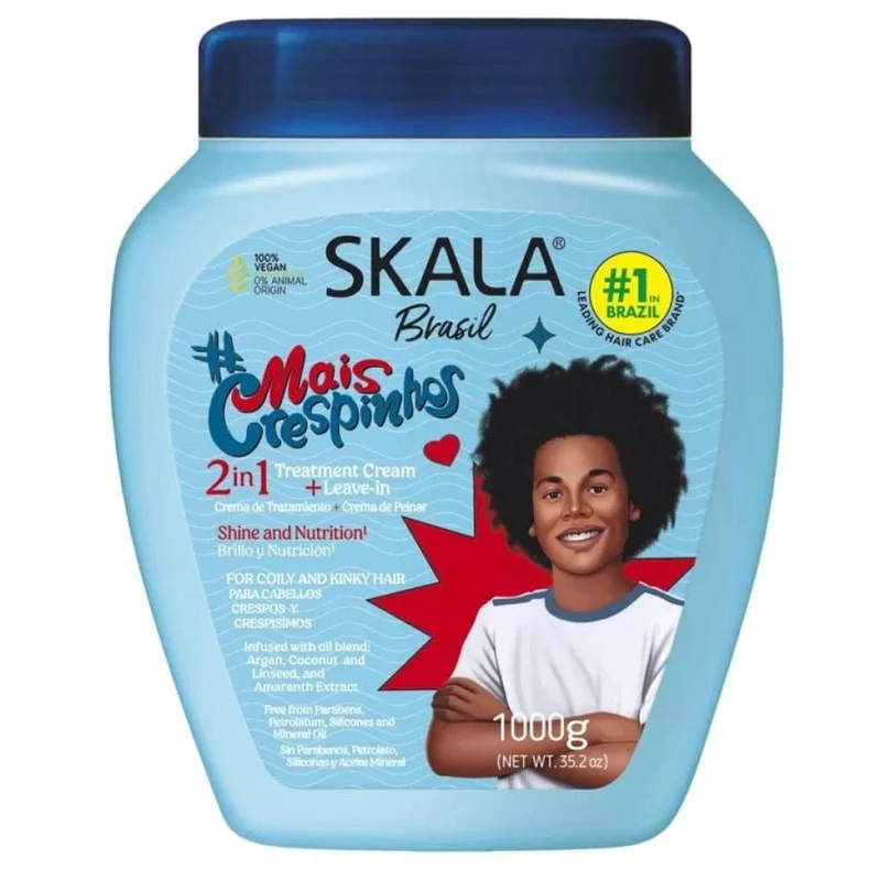 Skala - Traitement pour Hydratation et Boucles Enfants "Mais Crespinhos Treatment Kids" - 1000g