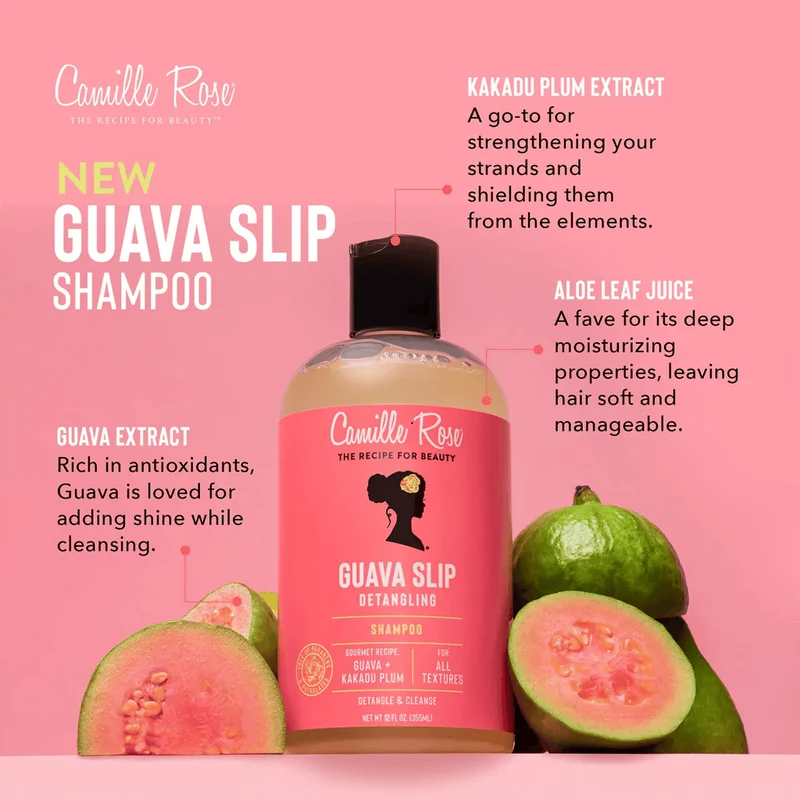Camille Rose - Shampoing démêlant "Guava Shampoo slip Detangling" 355ml