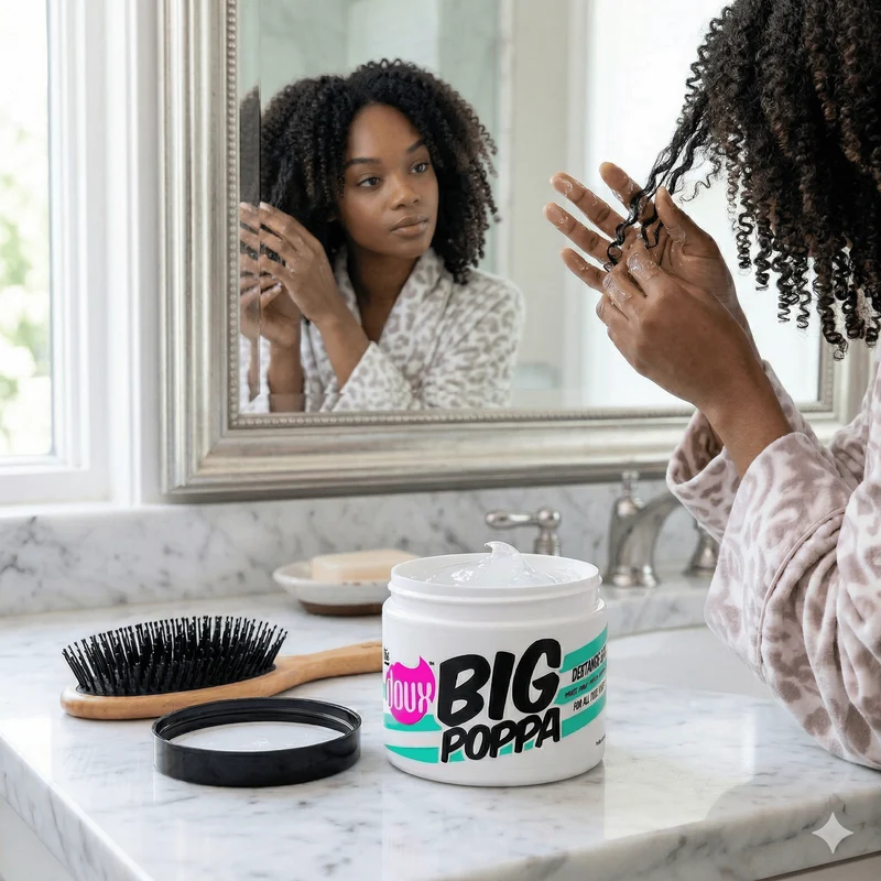 The Doux - Gel coiffant de définition BIG POPPA - 454ml