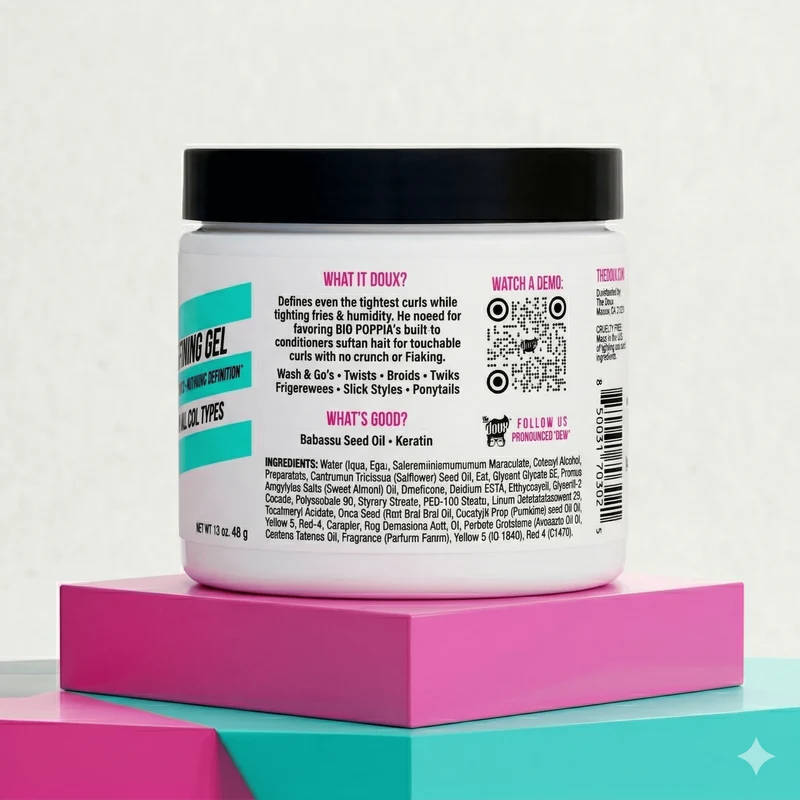 The Doux - Gel coiffant de définition BIG POPPA - 454ml