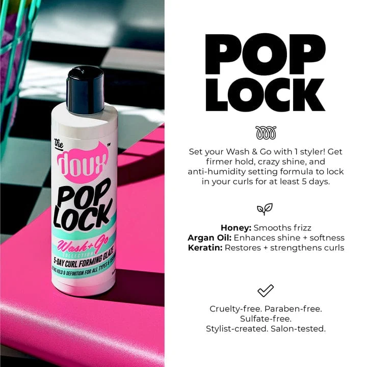 The Doux - Gel Polyvalent Pop Lock Wash+Go 5-Day Curl Forming Glaze 236ml