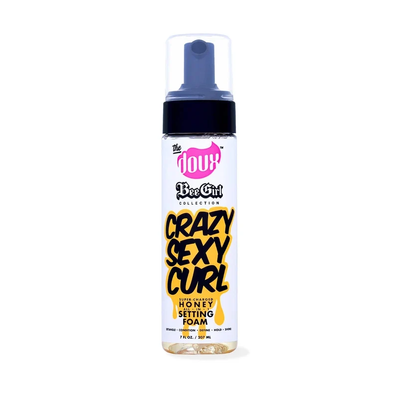 The Doux Bee-Girl Crazy Sexy Curl - Mousse Coiffante "Honey Setting Foam" - 207ml