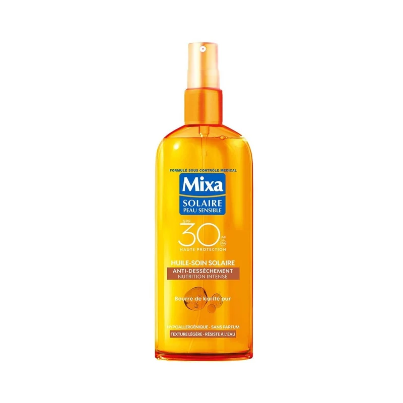 Mixa - Huile Soins Solaire Huile de Karité Pur SPF30