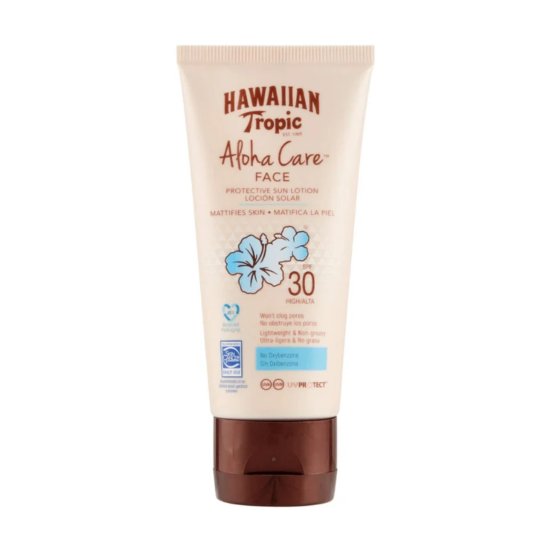 Hawaiian Tropic Aloha Care Face - Crème Solaire SPF30 "Protective Sun Lotion" 90ml
