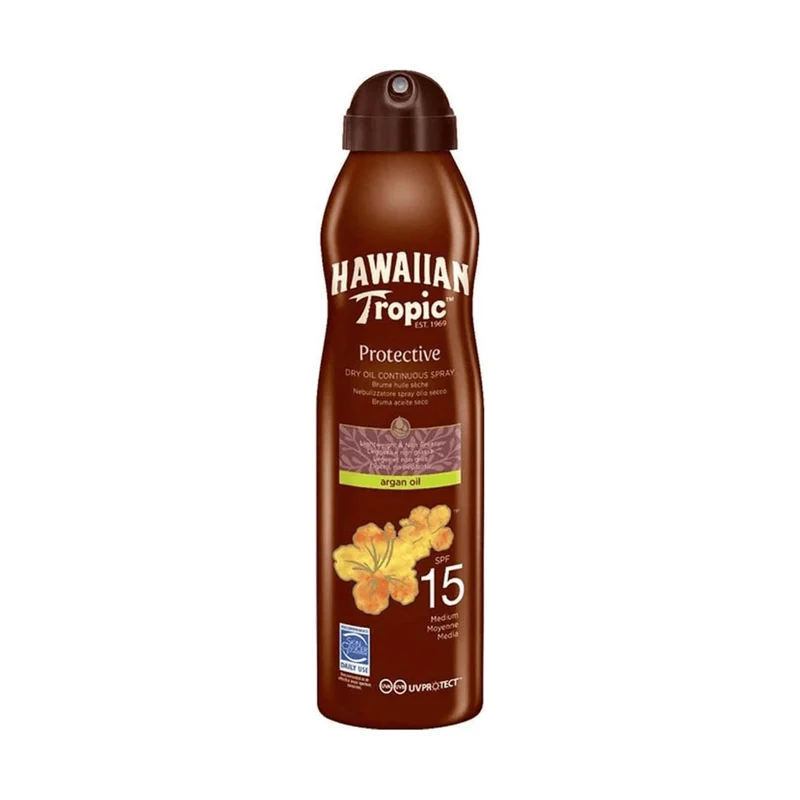 Hawaiian Tropic - Huile Brume d'Argan SPF15 177ml