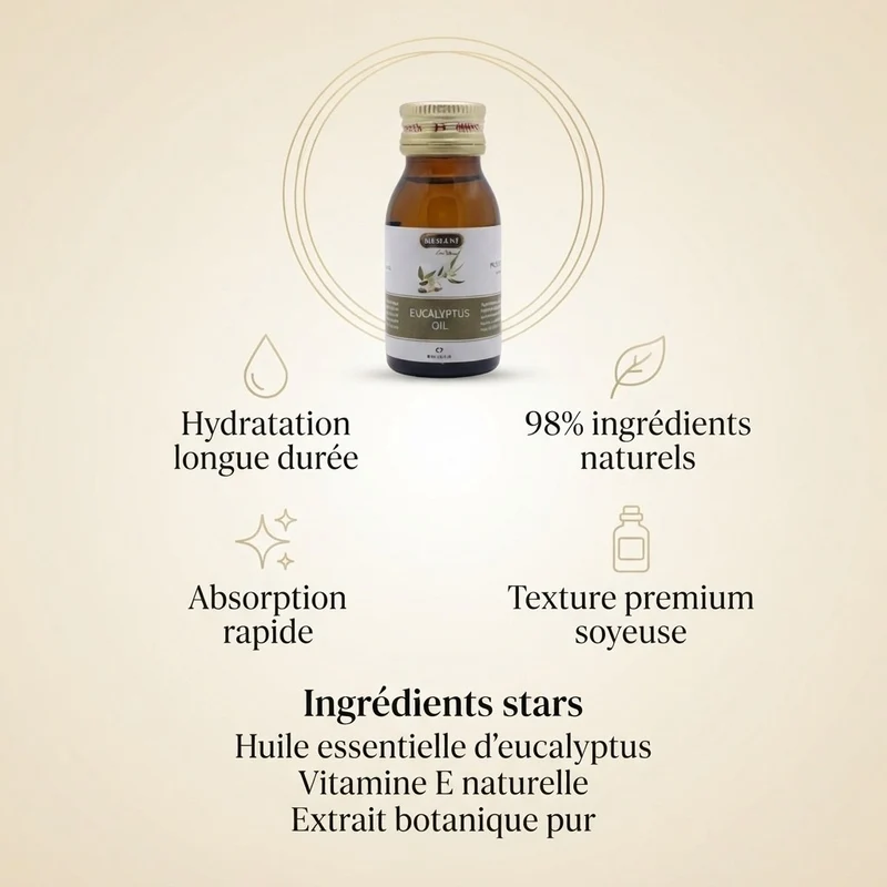 Huile d'eucalyptus 30mL Hemani