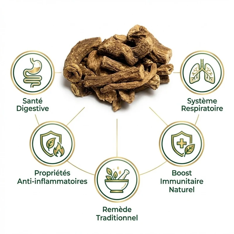 Costus Indien Brut 1 kg 100% Naturel – Racines entières – Usage interne (infusion/décoction) & externe – Format 1kg