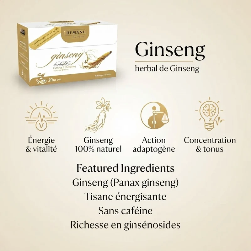 20 Tisanes Ginseng - Hemani