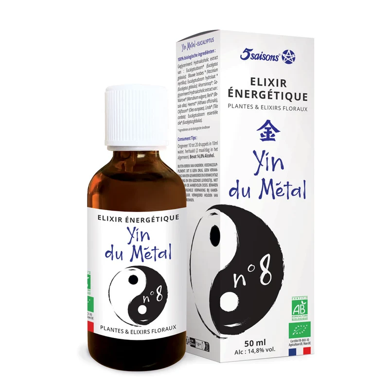 Elixir énergétique N°8 - Yin du métal