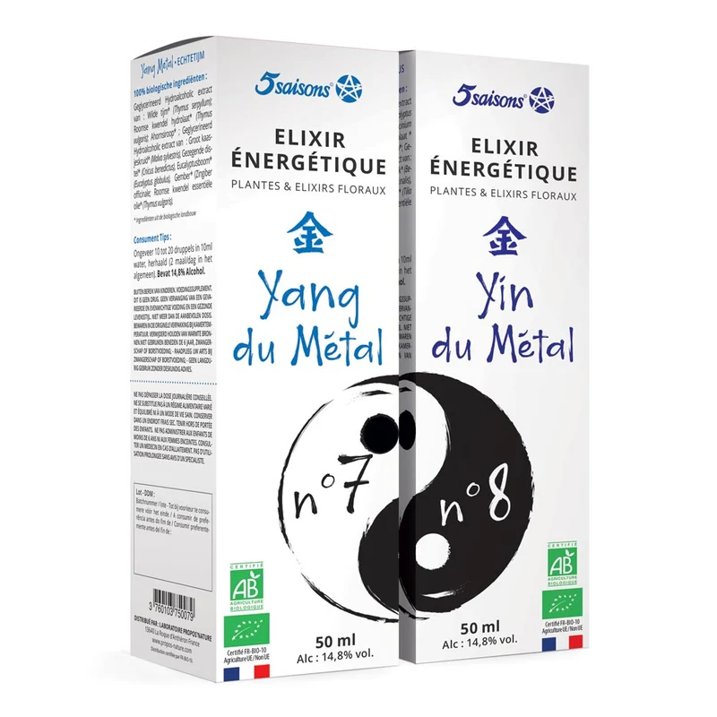 Elixir énergétique N°8 - Yin du métal