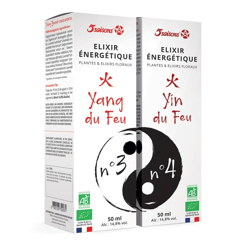 Elixir énergétique N°4 - Yin du feu