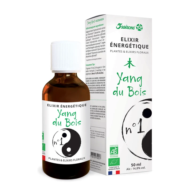 Elixir énergétique N°1 - Yang du bois