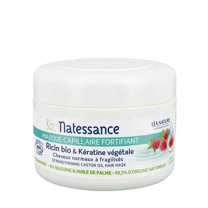 Masque Capillaire Fortifiant à l’Huile de Ricin et à la Kératine Végétale
