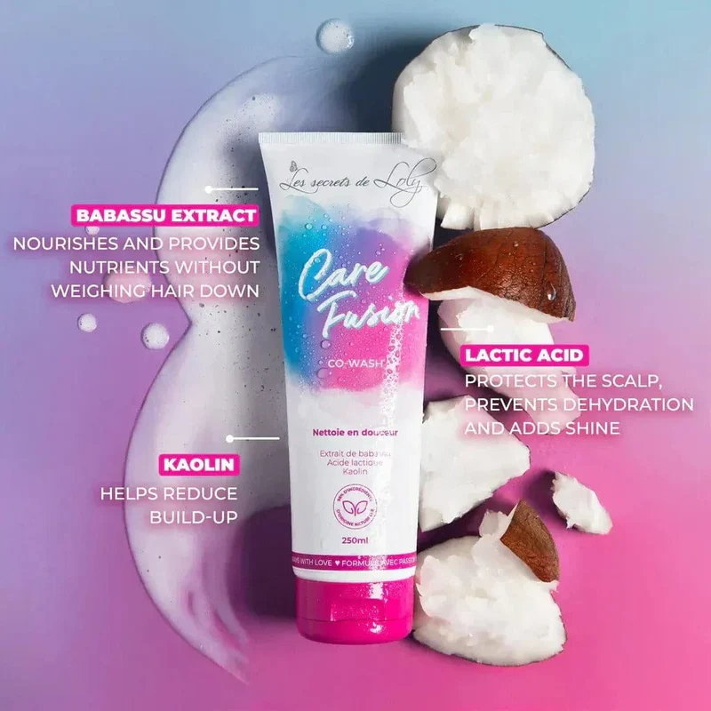 Les secrets de loly - Shampooing-crème "Care Fusion Co-Wash" 250ml