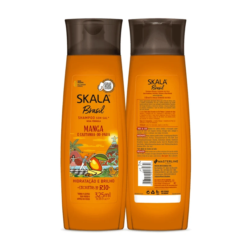 Skala Expert - Shampoing Mangue et Castanha "Manga e Castanha do Para Shampoo" - 325ml