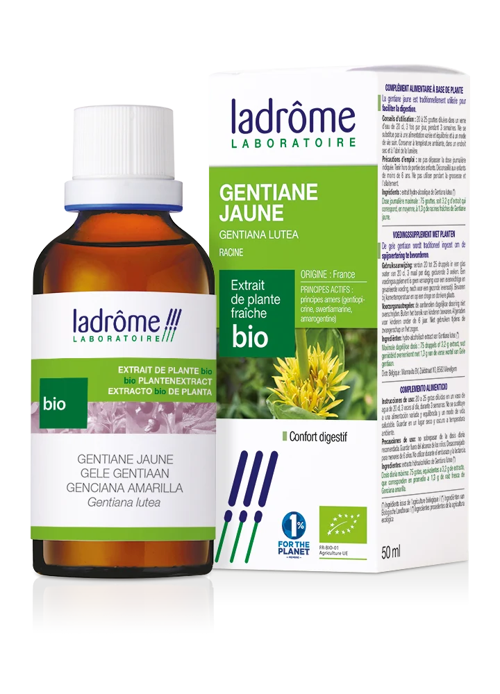 Gentiane jaune - Extrait bio