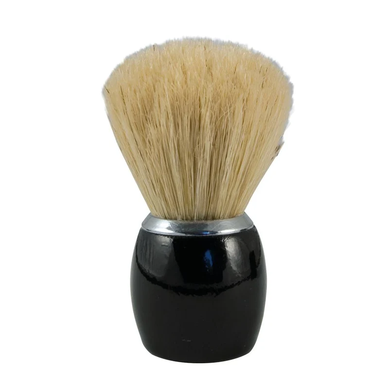 Blaireau de rasage laqué noir