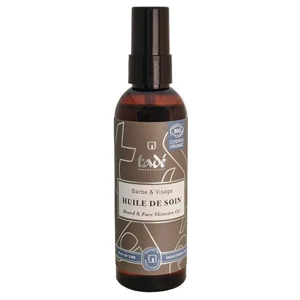 Huile de soin barbe & visage certifiée cosmos organic - 100ml