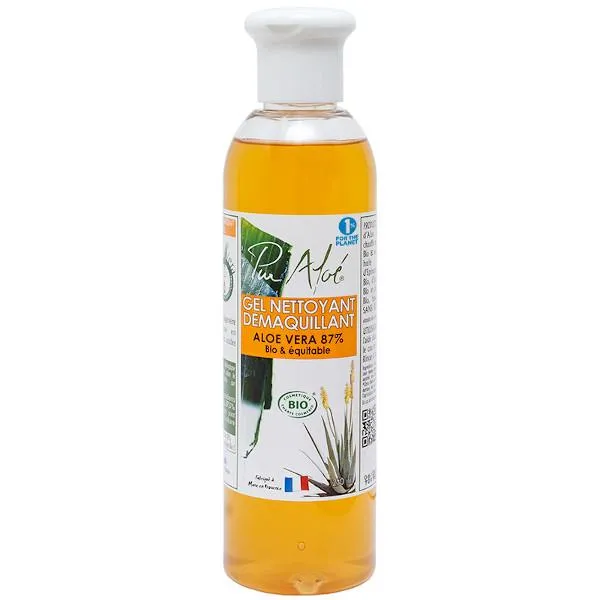 Gel nettoyant démaquillant - 87% Aloé Vera - 250ml