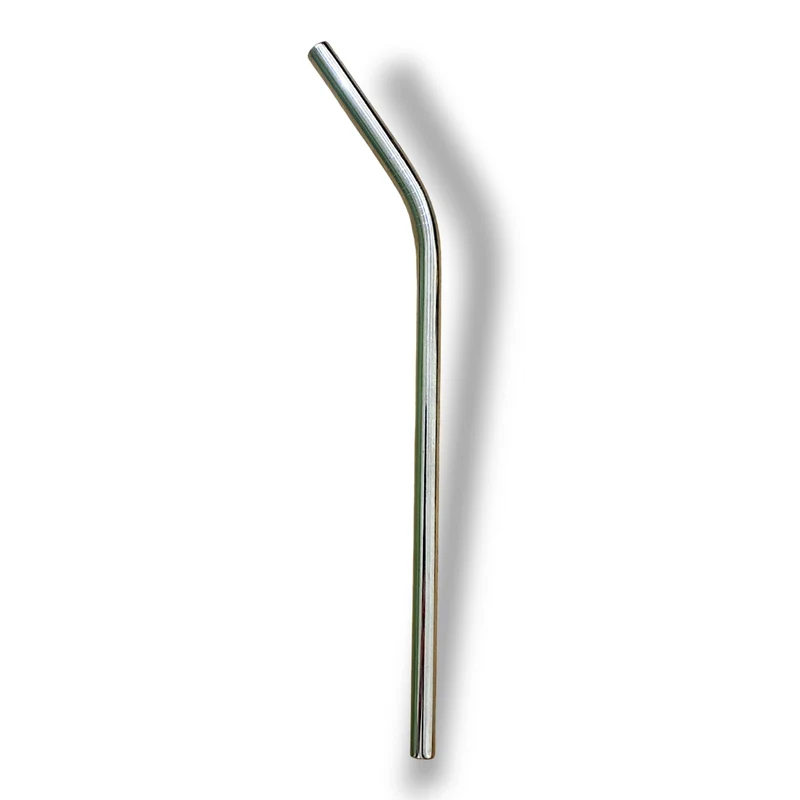 Paille en Inox pour Smoothie - Coudée