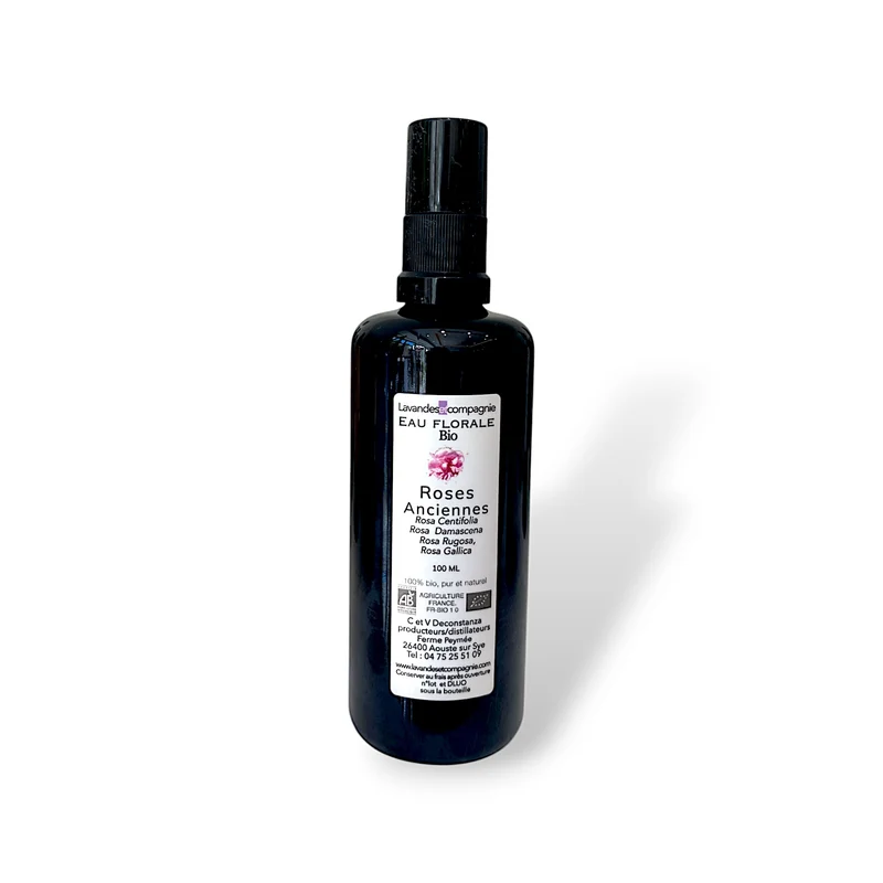 Hydrolat Roses Anciennes Bio 100 ml