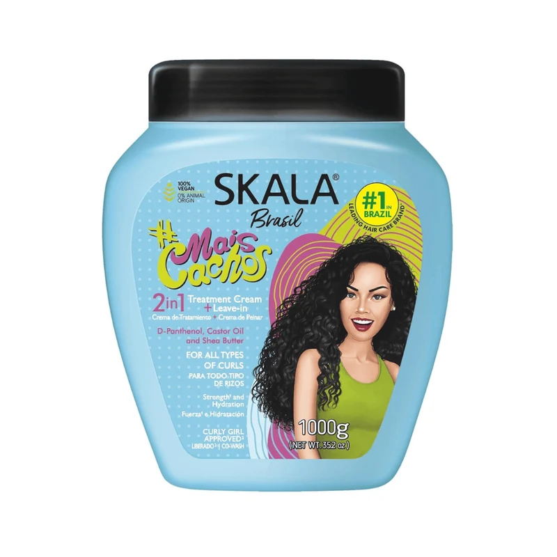 Skala Expert Mais Cachos - Traitement Capillaire Revitalisant "Hair Treatement Conditionning 2in1" - 1000g
