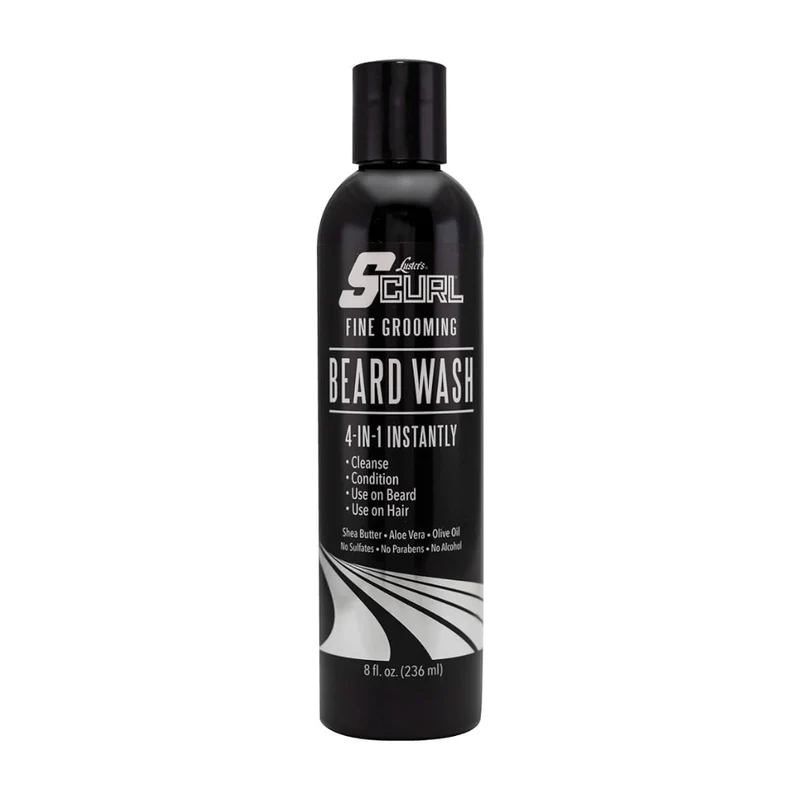 S-Curl Nettoyant pour barbe "Beard Wash"- 236 ml