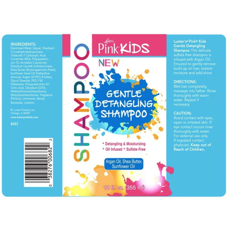 Pink Kids Shampoing Démêlant - 355ml