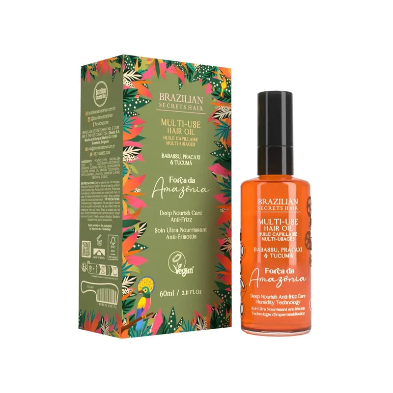 Brazilian Secrets Hair - Huile capillaire multi-usages Força da Amazonia - 60ml